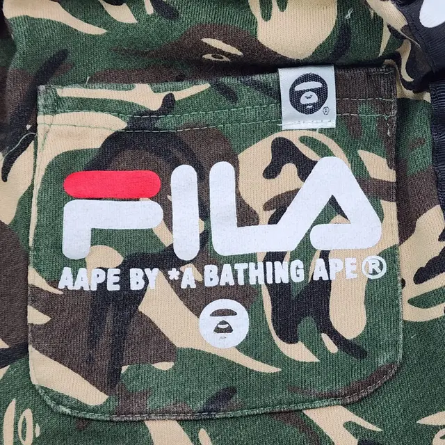 [XXL] Aape X FILA 휠라 정품 트레이닝 츄리닝 바지