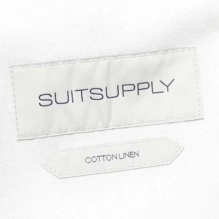 수트 서플라이 [Suit Supply] 화이트 코튼 린넨 클래식 자켓