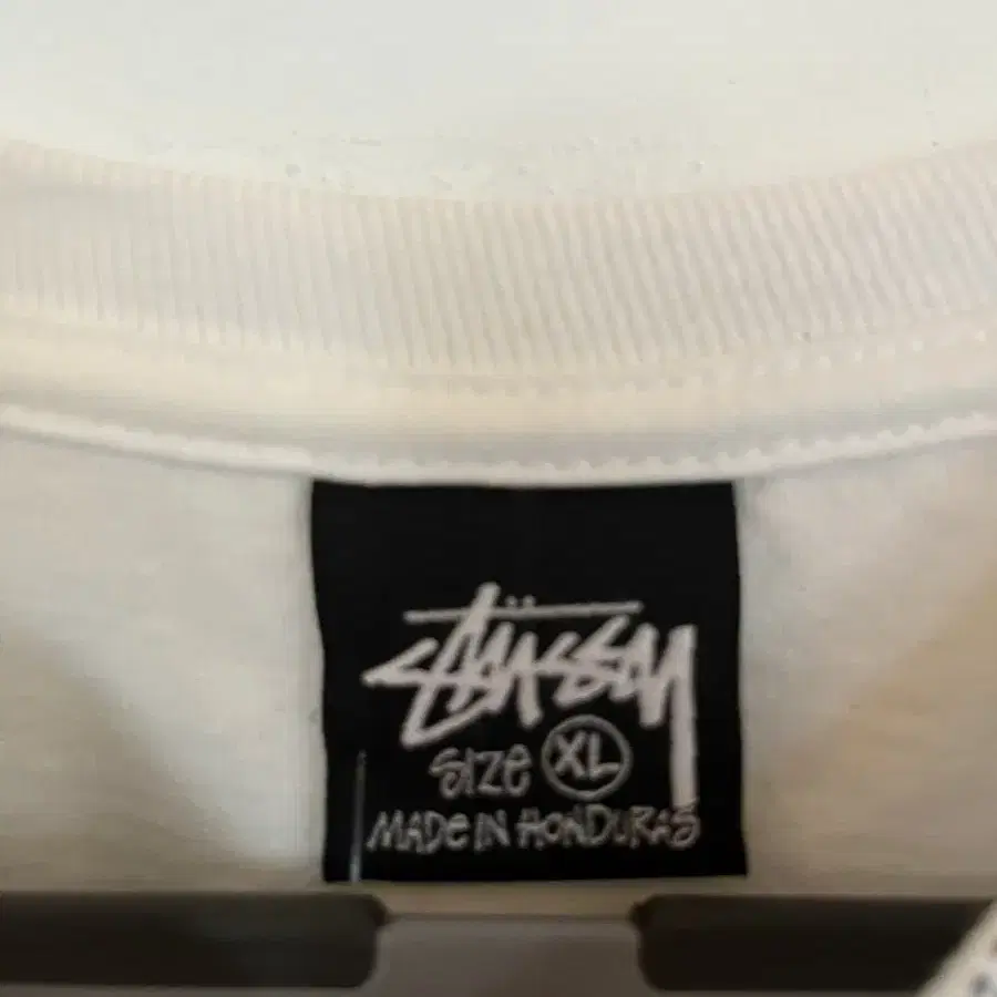 스투시 stussy x 갱스타 gang starr 티셔츠 XL 화이트