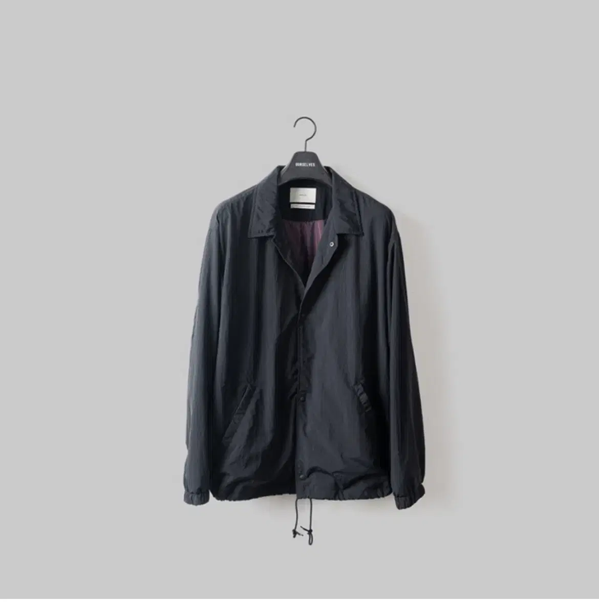 OurSelves 24SS Coach Jacket Black 3 sizes