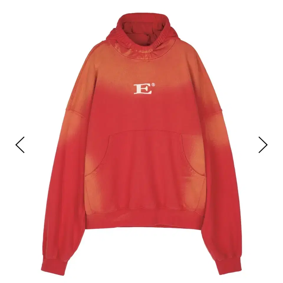 ETCE 에스키모 후드 레드 ESKIMO HOODIE SUNBURN