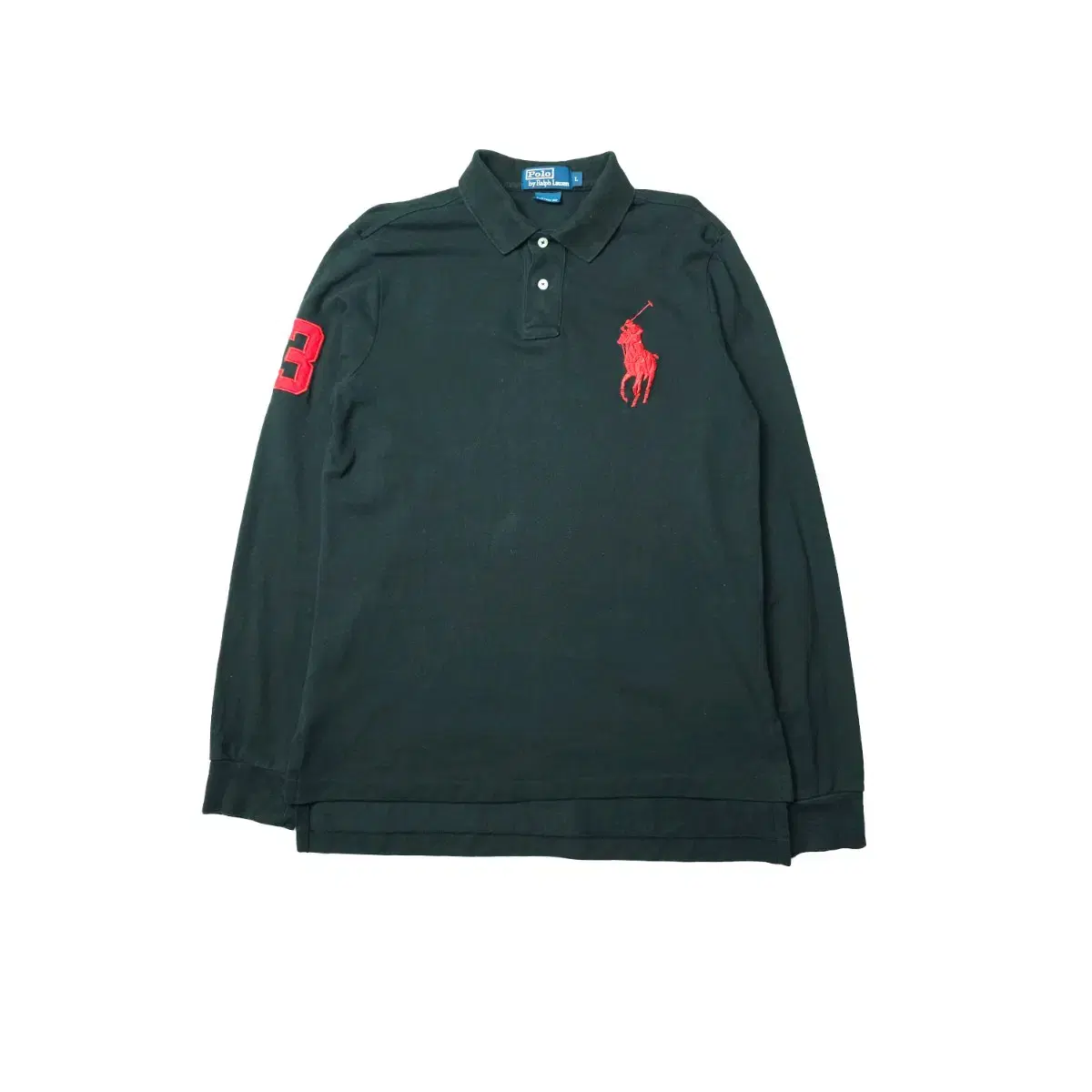 Polo kara Long Sleeve T-Shirt L