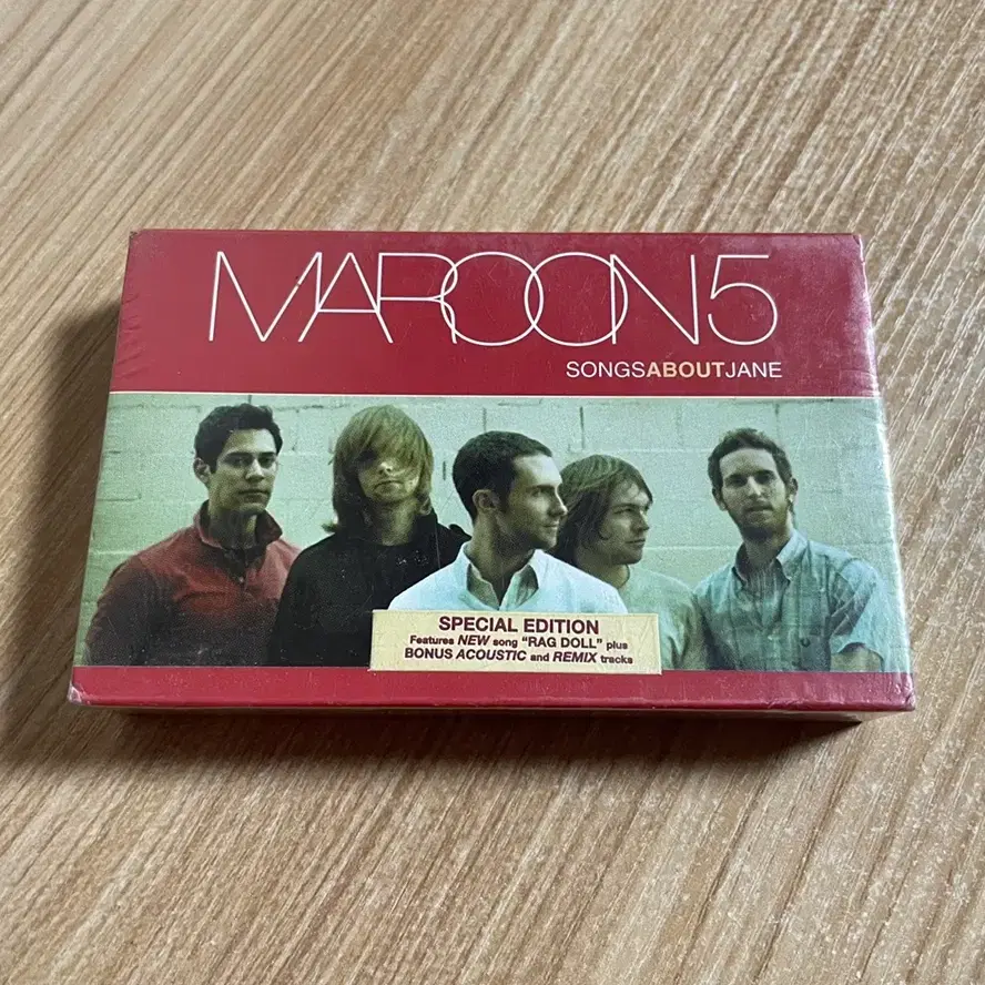 마룬파이브 1집 한정판 미개봉 카세트 테이프 Maroon5