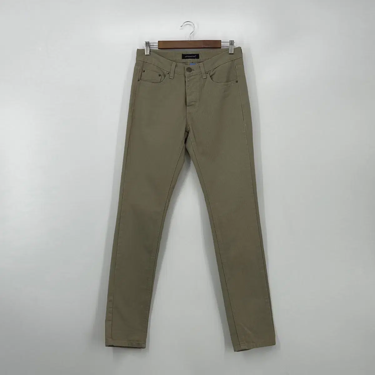 어나더샵 스키니진 면 팬츠 (S size / KHAKI BEIGE)