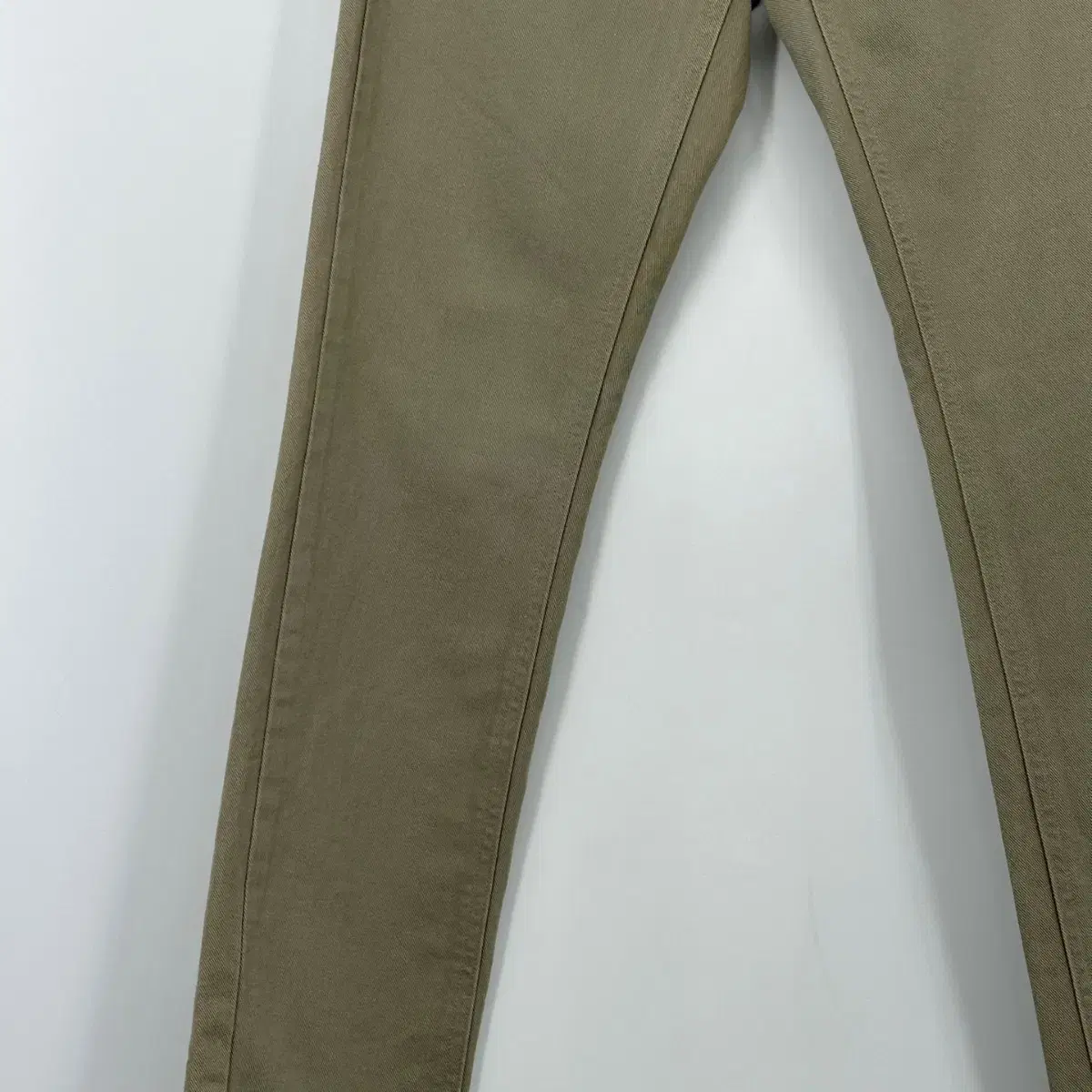 어나더샵 스키니진 면 팬츠 (S size / KHAKI BEIGE)