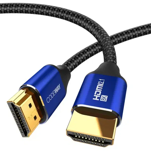 2.1ver 고사양 프리미엄 모니터 메탈 HDMI 케이블 1.5m