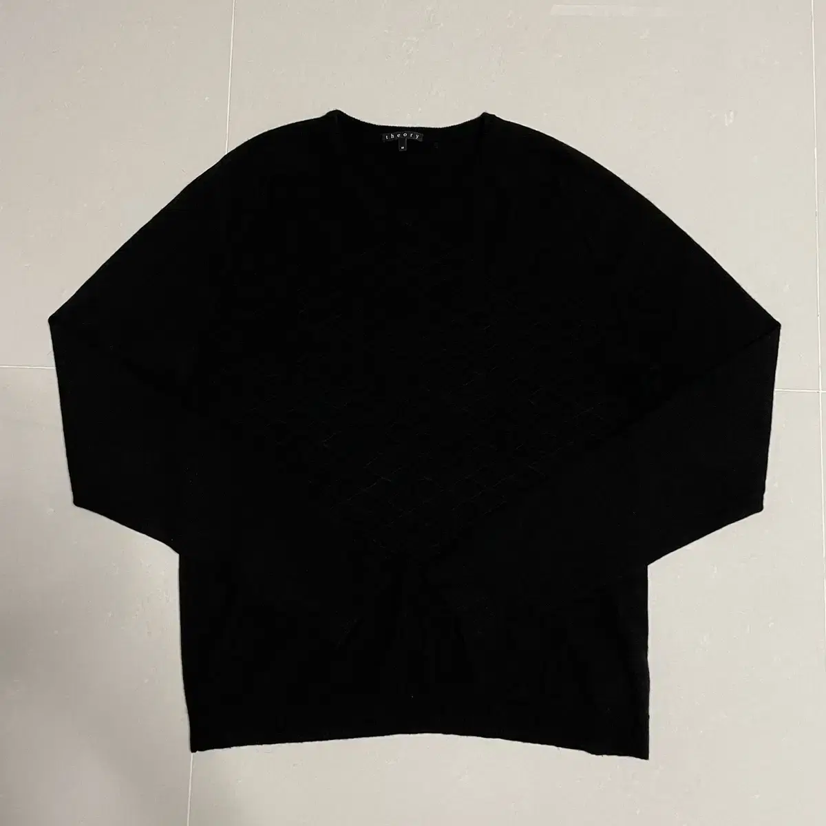 Genuine Tory Burch Cashmere Angora Wool Blend Black Knit