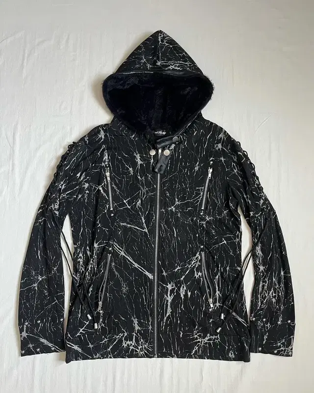 Sexpot Revenge Boa Fur Lace Up Hood