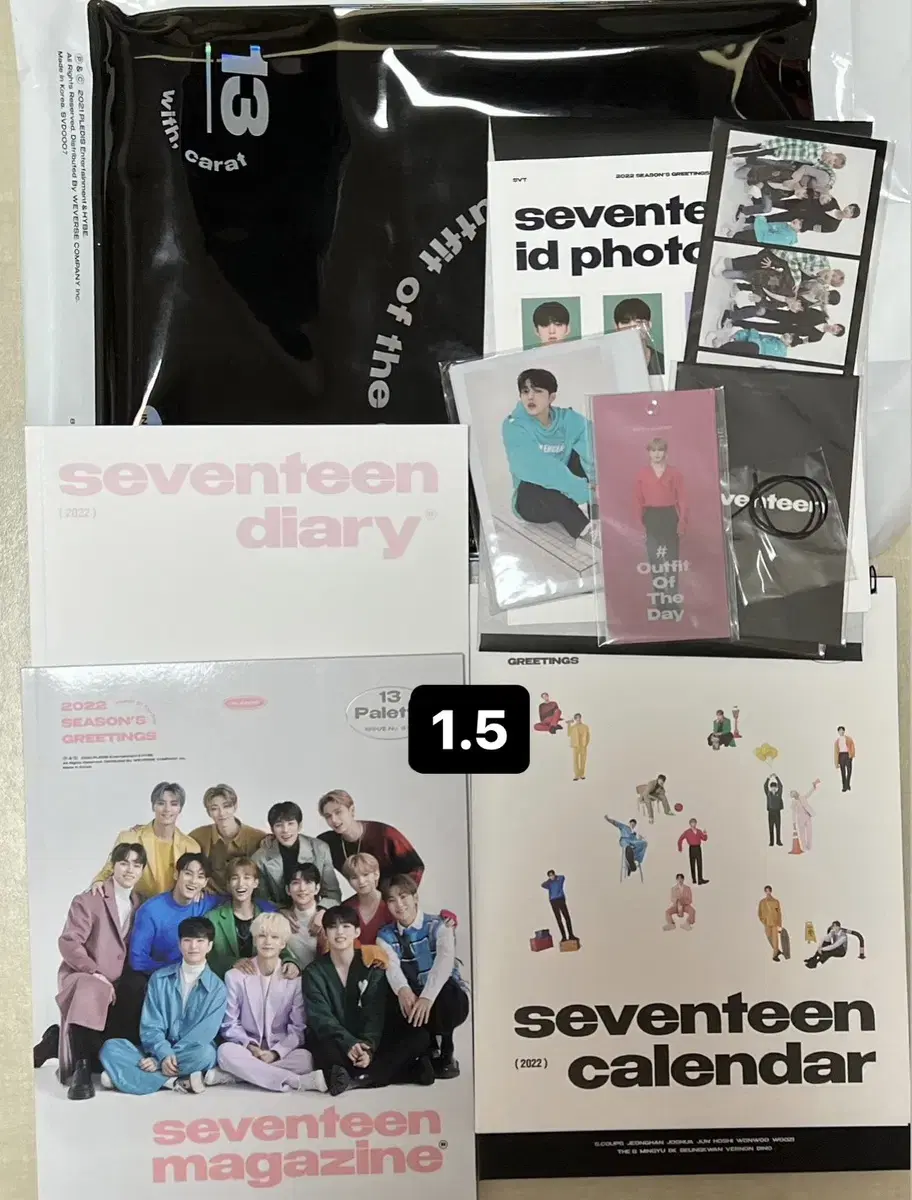 Seventeen 2022 seasons greetings season's greetings Calendar WTS