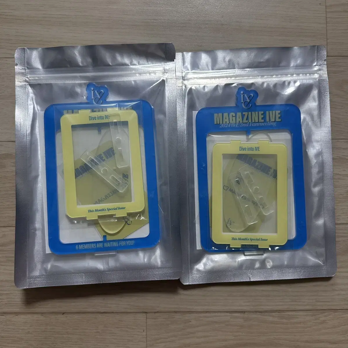 ive fanmeeting merchandise acrylic sealed sells