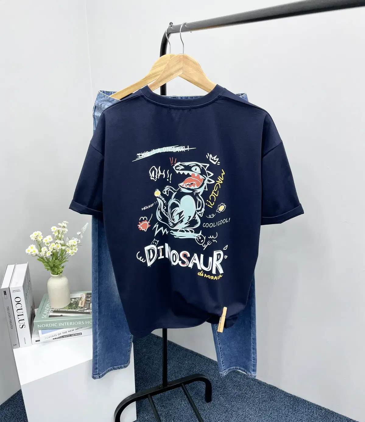 [무배] Coolbunto Dinos Overfit Men's and Women's Vahn T-shirt