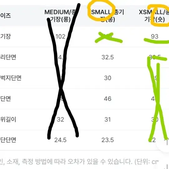 *택포* [숏/S] 위드윤 논페이드 미엘 생지 데님