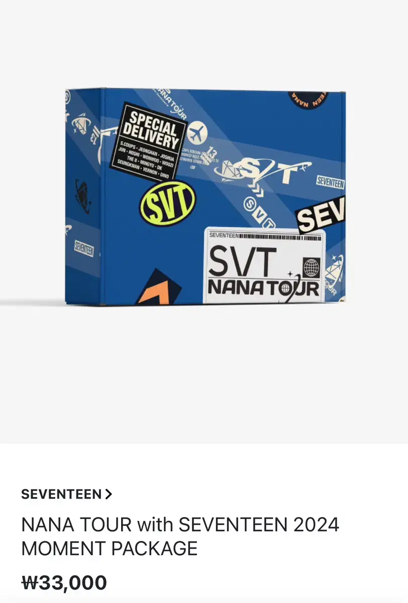 Seventeen Nayeon Tour Package full set WTS