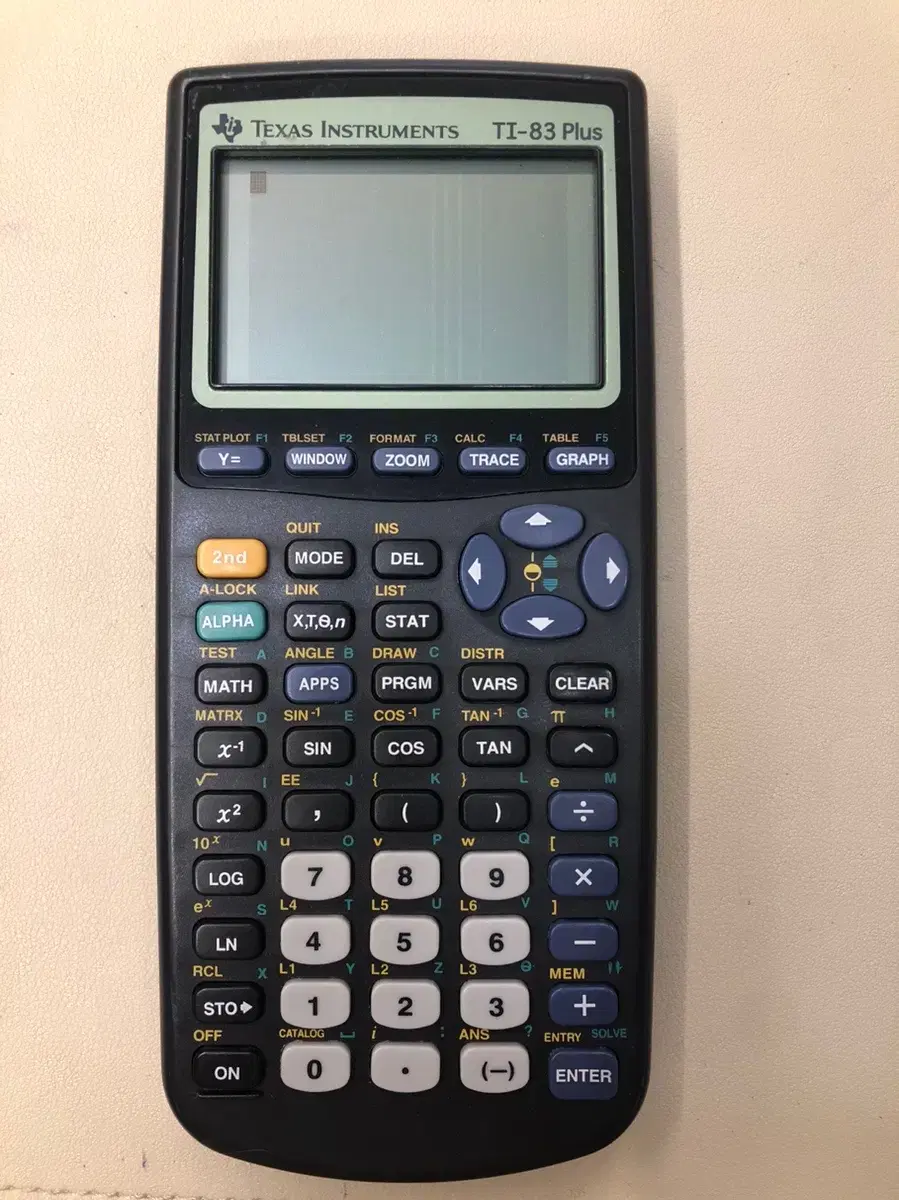 TI -83 Plus 텍사스 인스트루먼트