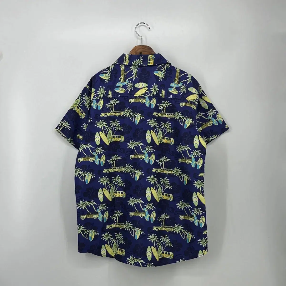 하와이안 반팔 남방 셔츠 (XL size NAVY)