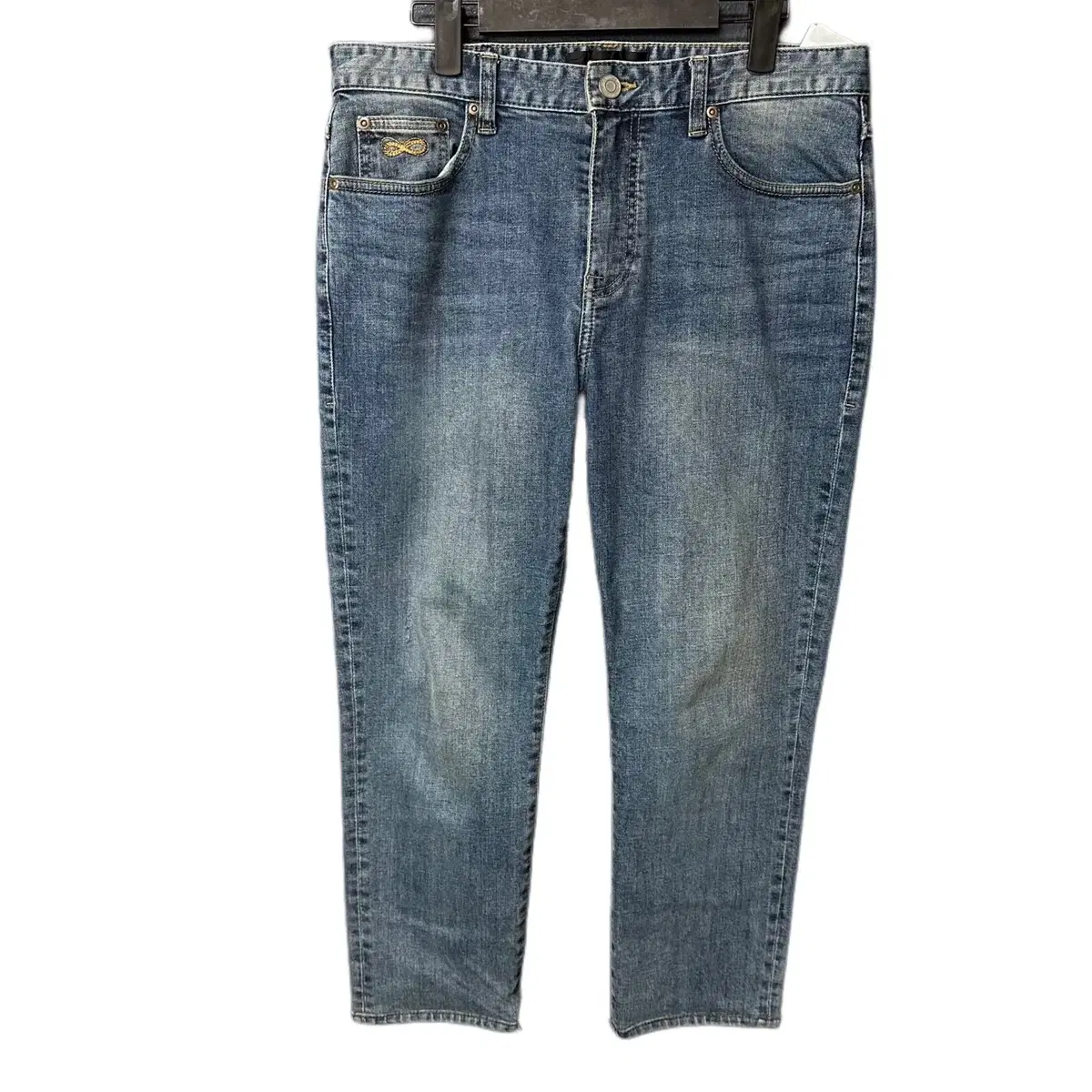 34 PLAC Flared Jin Cuts Cropped Denim Jeans