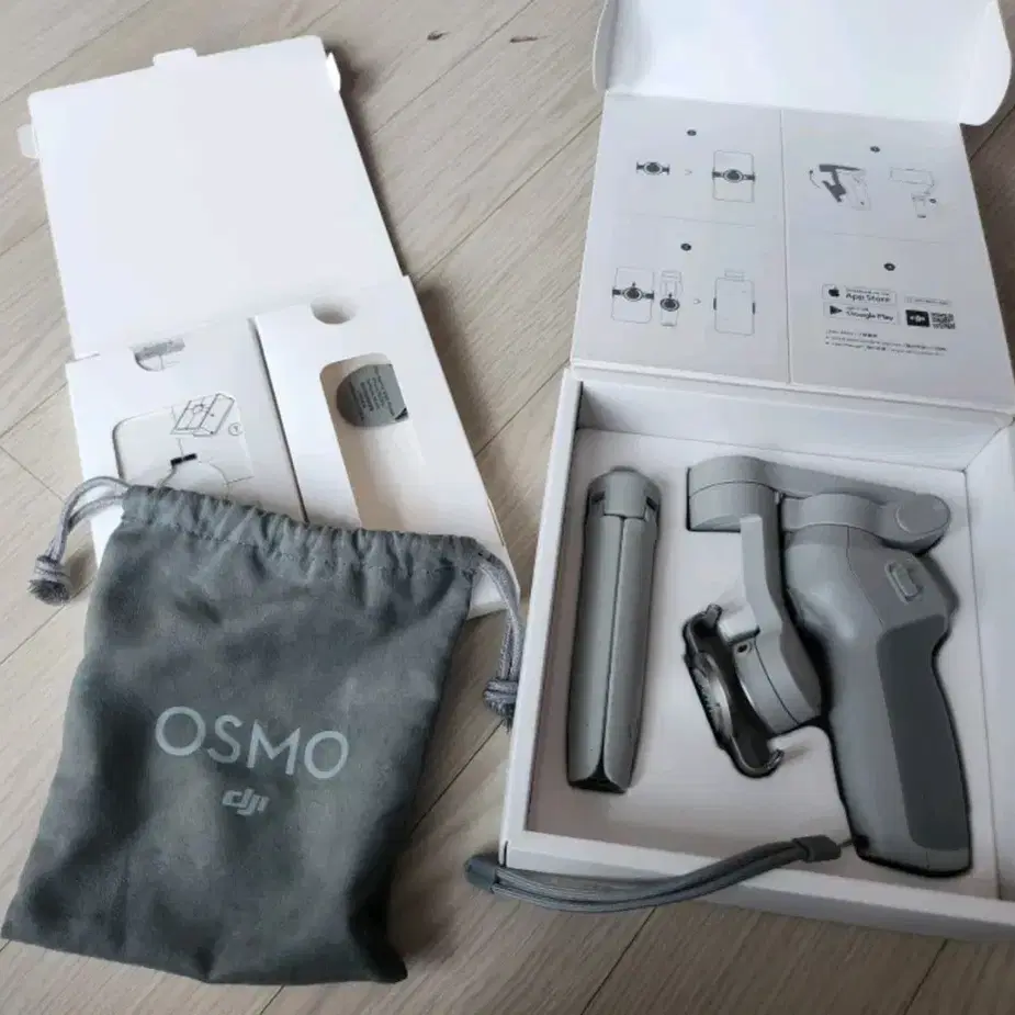 오즈모 짐벌 dji OM4. 풀박스구성, 생활기스거의없음. 상태최상