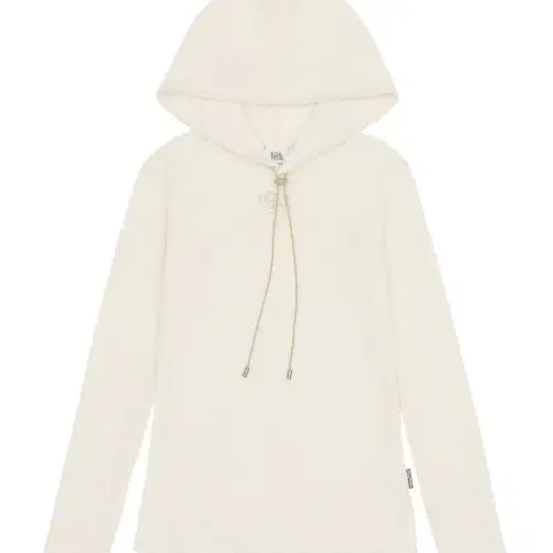 스컬프터 E-string Crinkle Hoodie Ivory