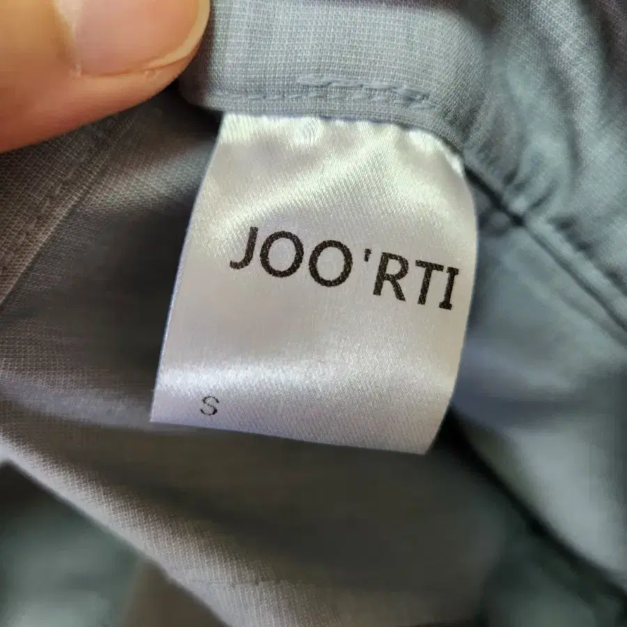 JOORTI soft slack(grey blue) 주르티 소프트 슬랙스