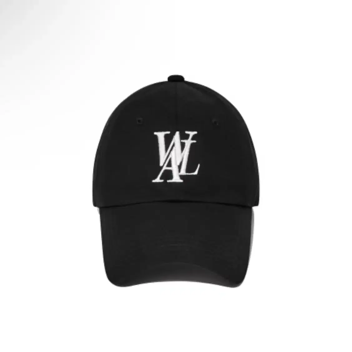 Deep signature logo ball cap-BLACK우알롱모자