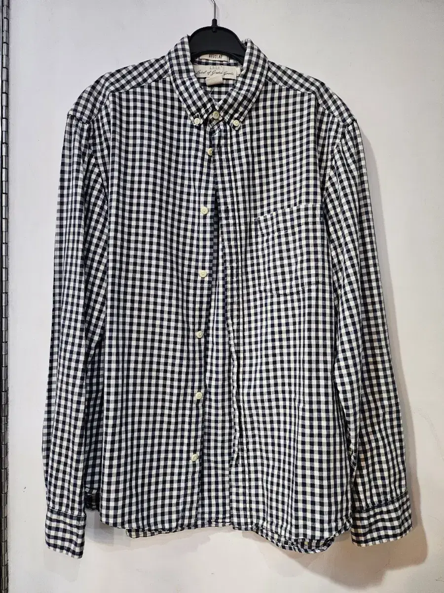 MooBae) H&M LOGG Cotton Check Southern Shirt