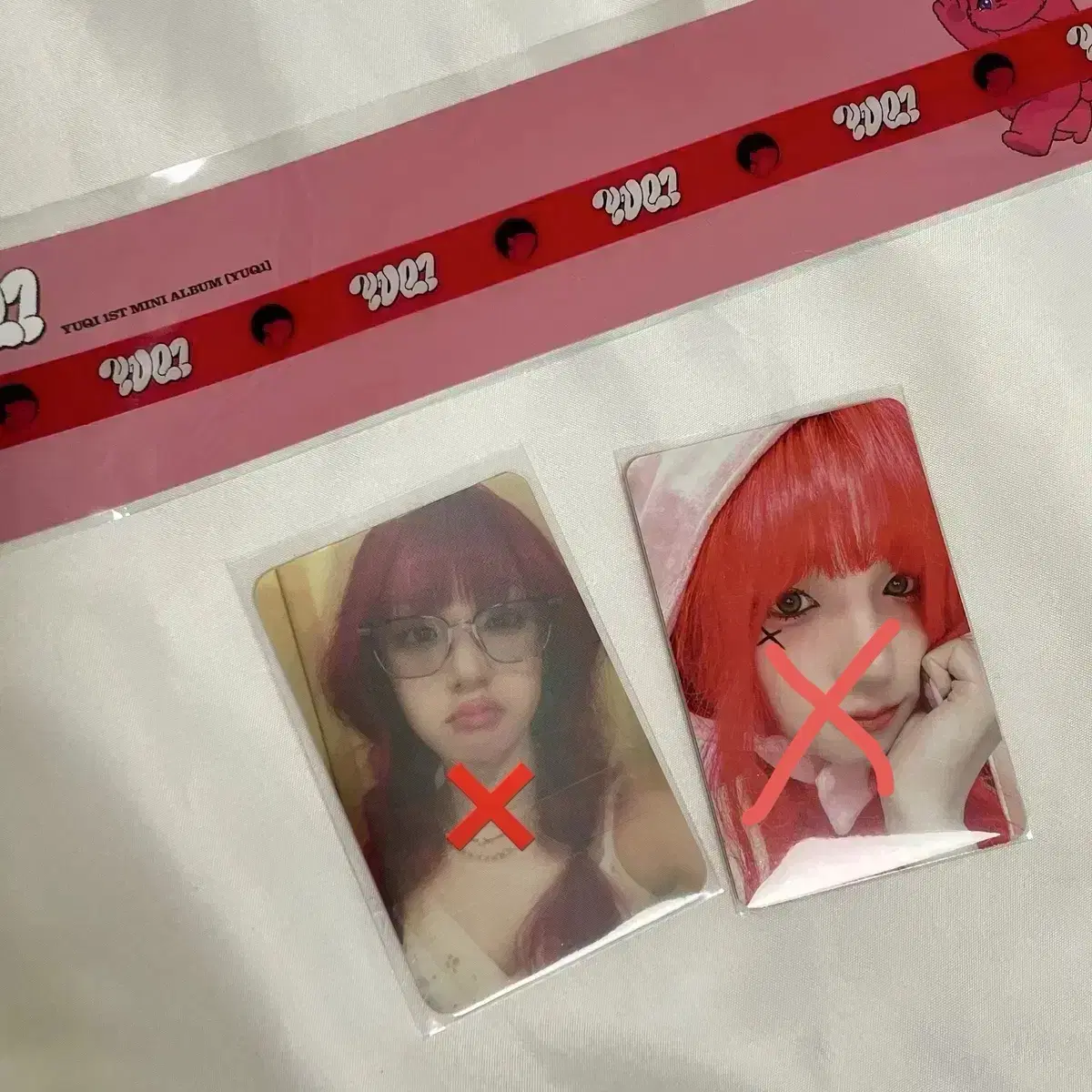 YUQI showcase showcase lenticular photocard strap