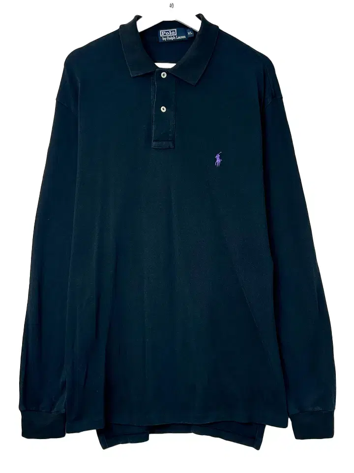 XL Polo Picayune kara Shirt Black