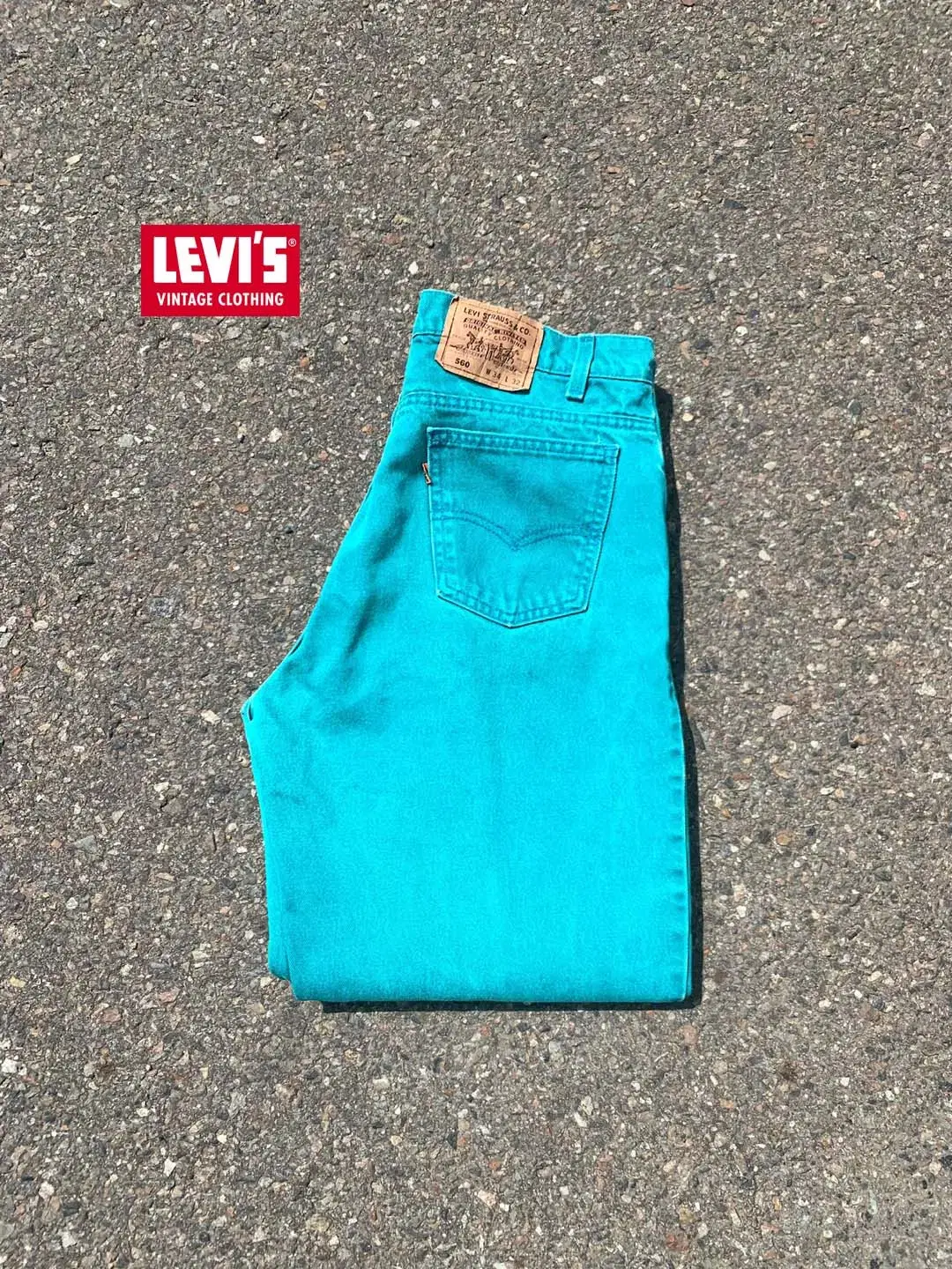 [32] 90s levis 560 denim pants