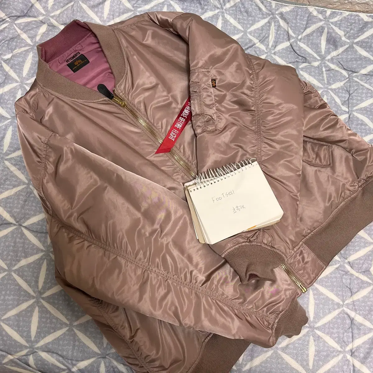 [S]18FW Vetements Alpine Reversible Mayone Burgundy/Light Pink