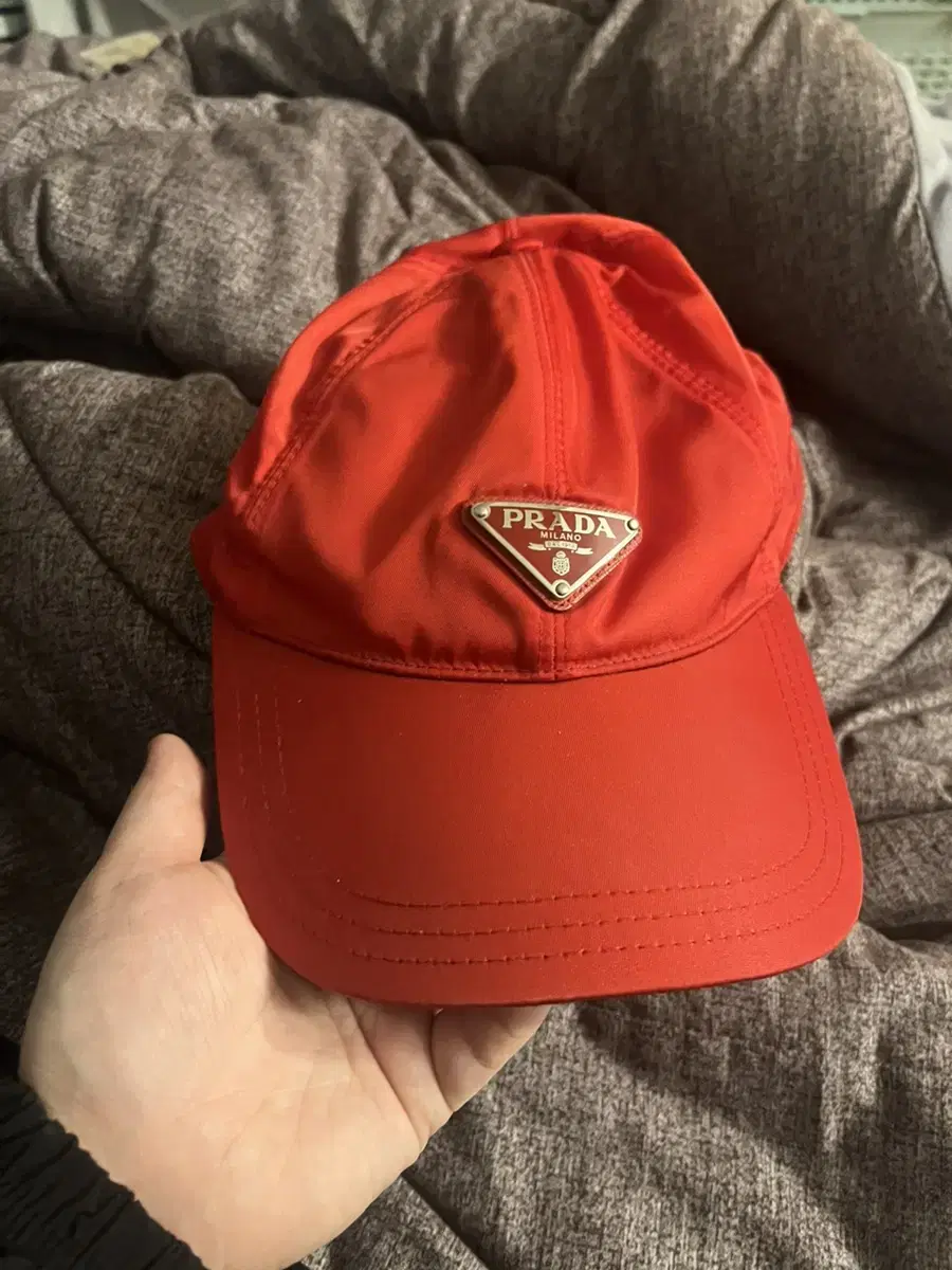 Prada Ball Cap Red S