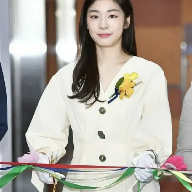 타임 소매스카프 블라우스(김연아블라우스)