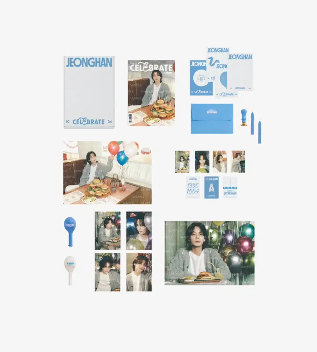 Seventeen jeonghan yoon jeonghan Birthday box with raw bak full composition sealing wax