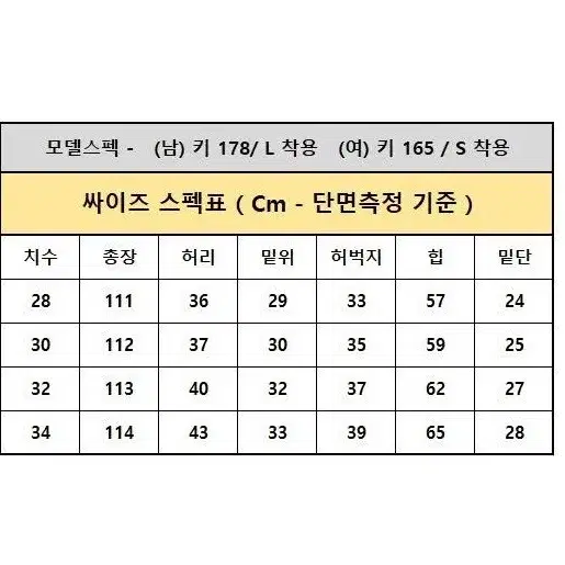 28-34 커플 민트 오버와이드 남여 공용청바지 국내제작