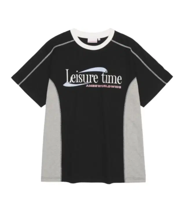 아메스 월드와이드 LEISURE TIME TEE BLACK 티셔츠 L