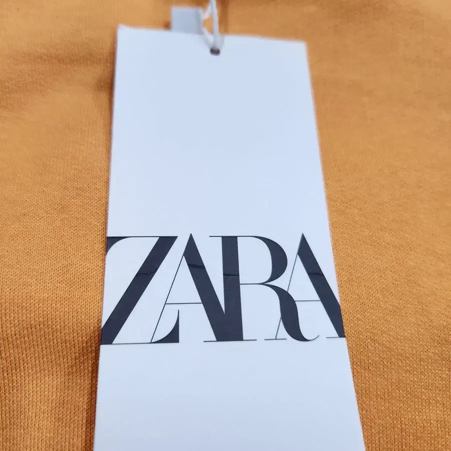 [여M](미사용)ZARA 프릴 오버핏 티셔츠[Y43-207]/레이디블루