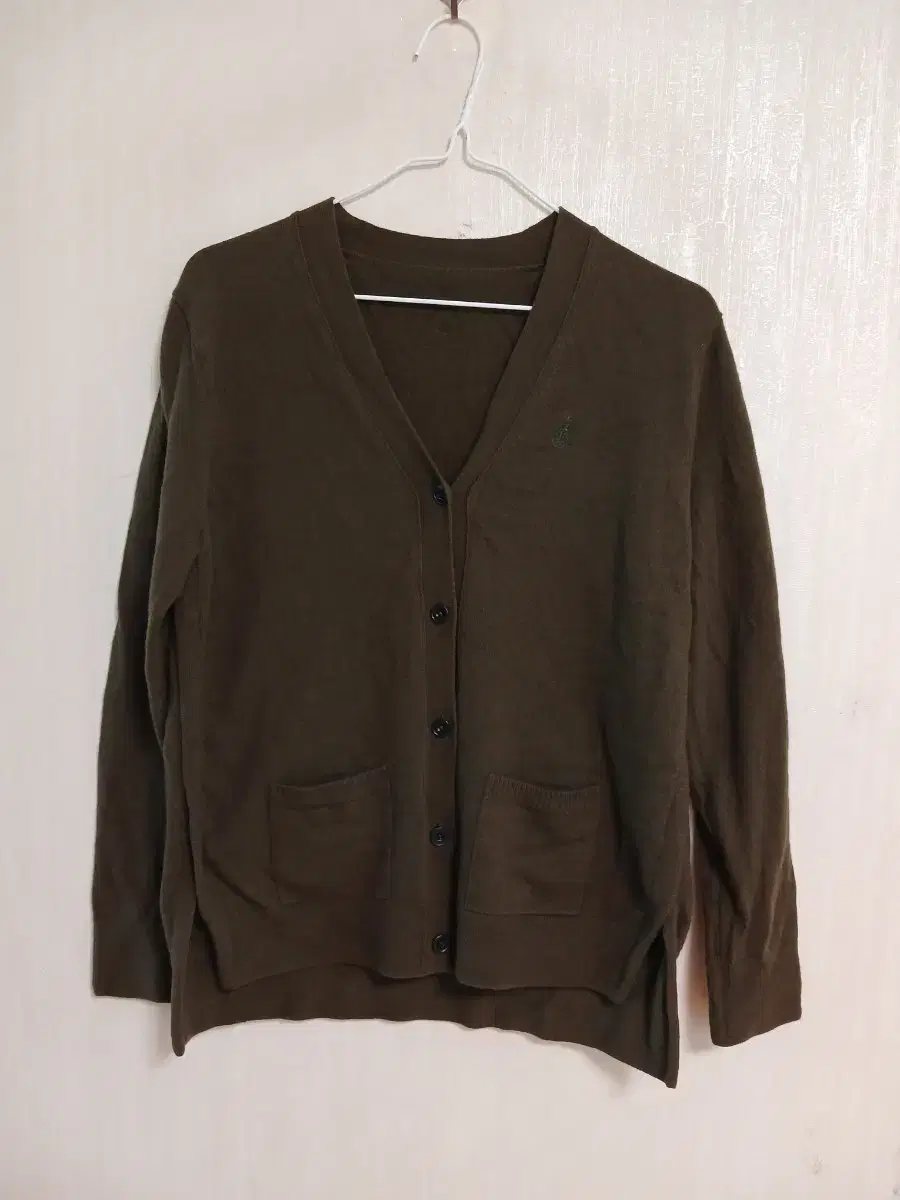 Women's Beanpole Wool100% Bom.Gaeul Cardigan (Khaki.Span100)