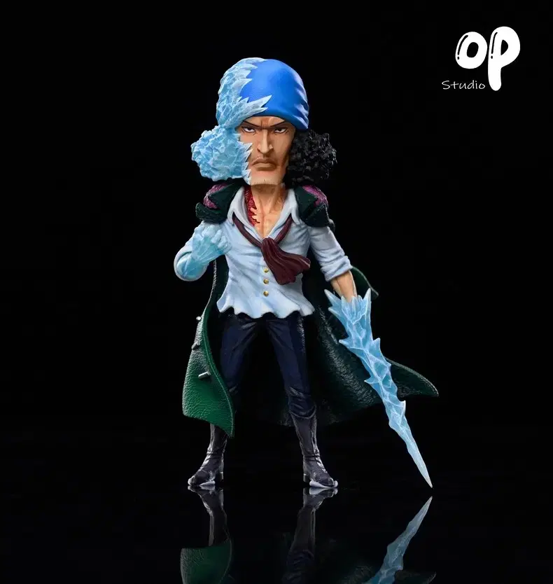 (Reservation) OP Kuzan Aokiji Resin Wall Clock ONE PIECE Resin Figure ONE PIECE Resin