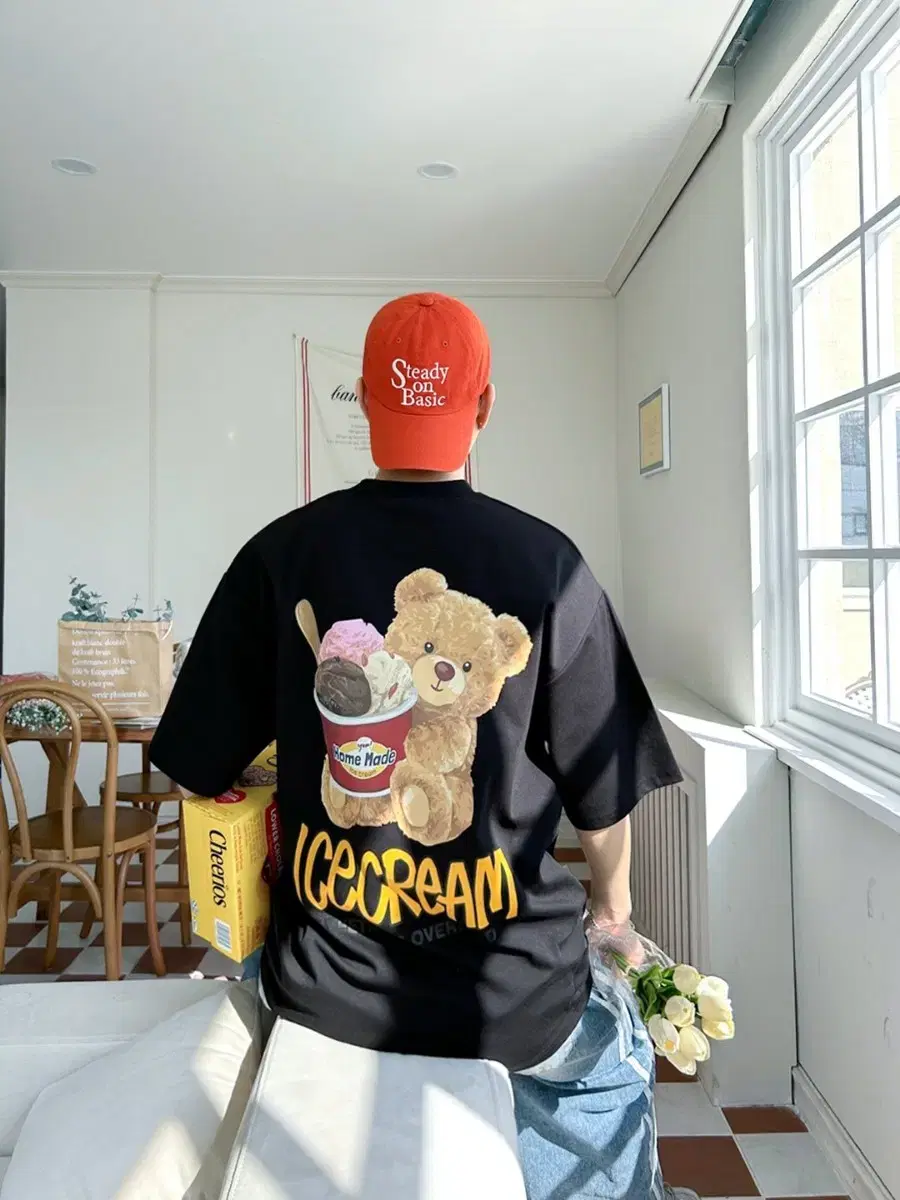 [Free shipping][Same day shipping]Cool and cute ice cream Kulbunto bear couple Vahn Palti