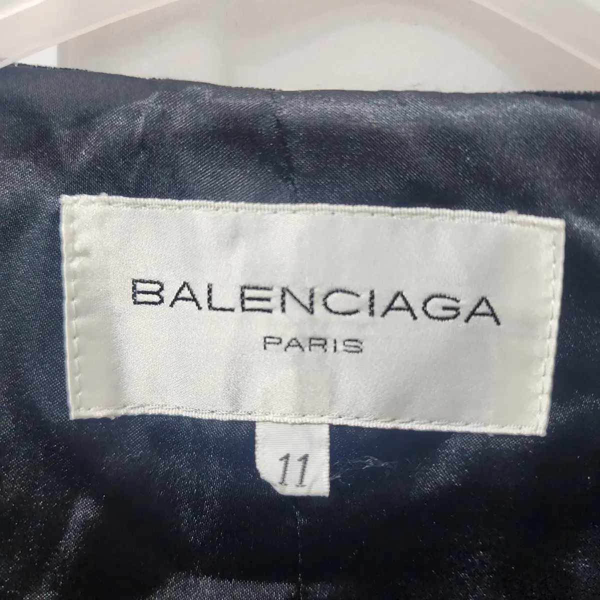 발렌시아가 Balenciaga 랩 벨벳 블레이저 자켓