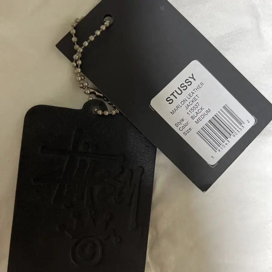 [M] Stussy marlon leather  스투시 말론 가죽 자켓