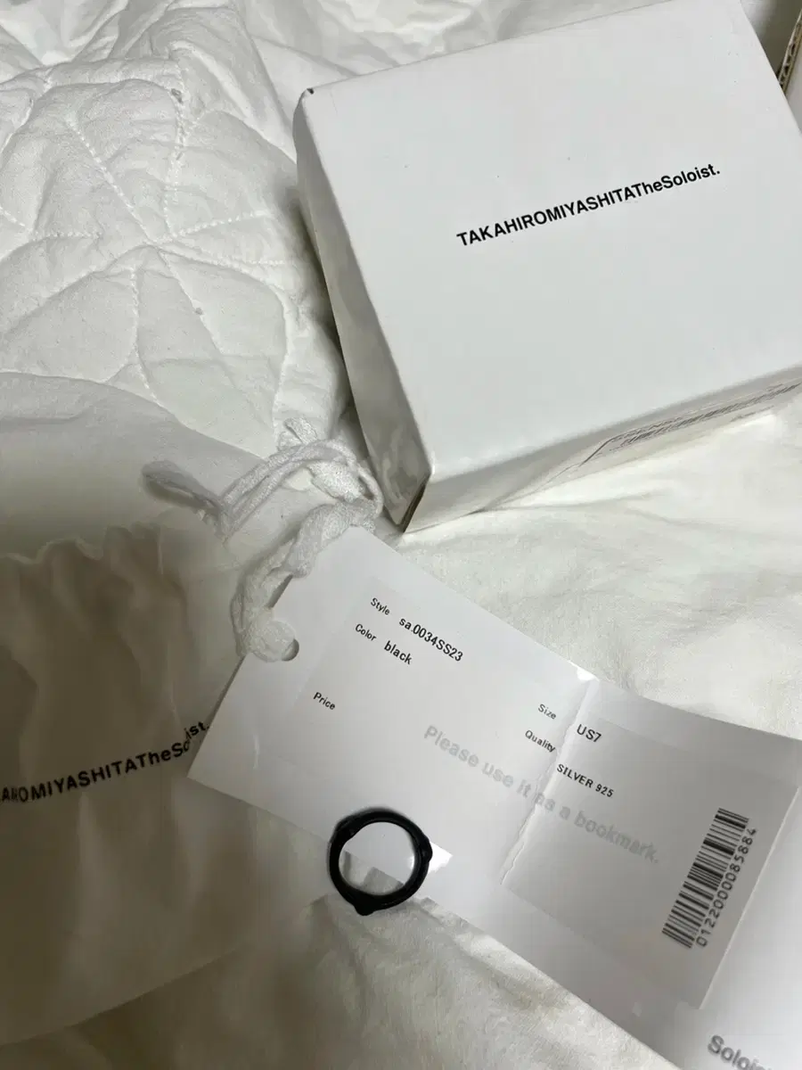 us7] the soloist 솔로이스트 실버 본 링 블랙 브랜드 중고거래
