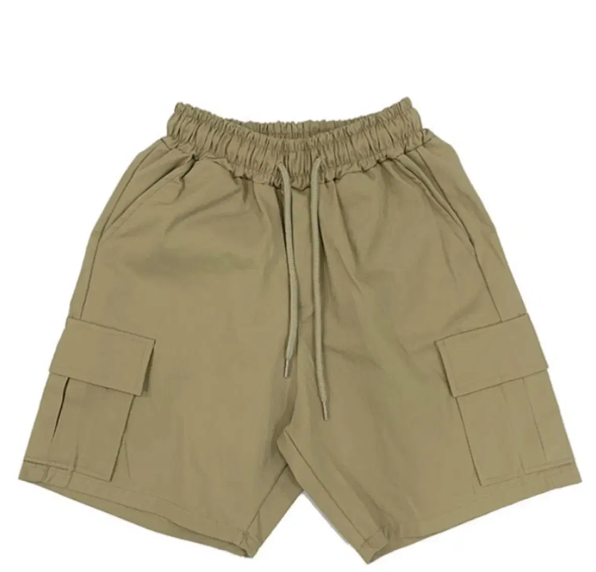 [M] Cargo Banded Shorts Half Pants Shorts Light Beige Pants