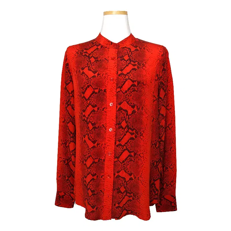 Equipment Blood Orange Silk Shirt 44