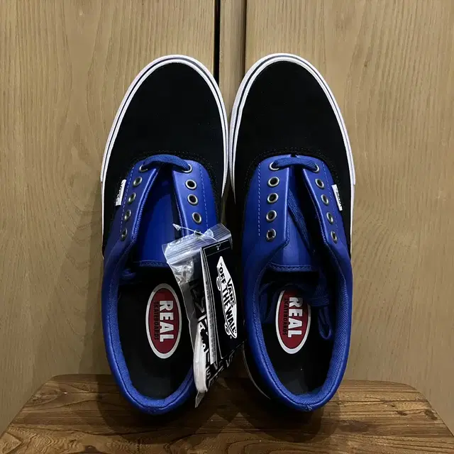 Vans 반스 x 리얼 스케이트보드 파/검 에라 290 스탠다드캘리포니아