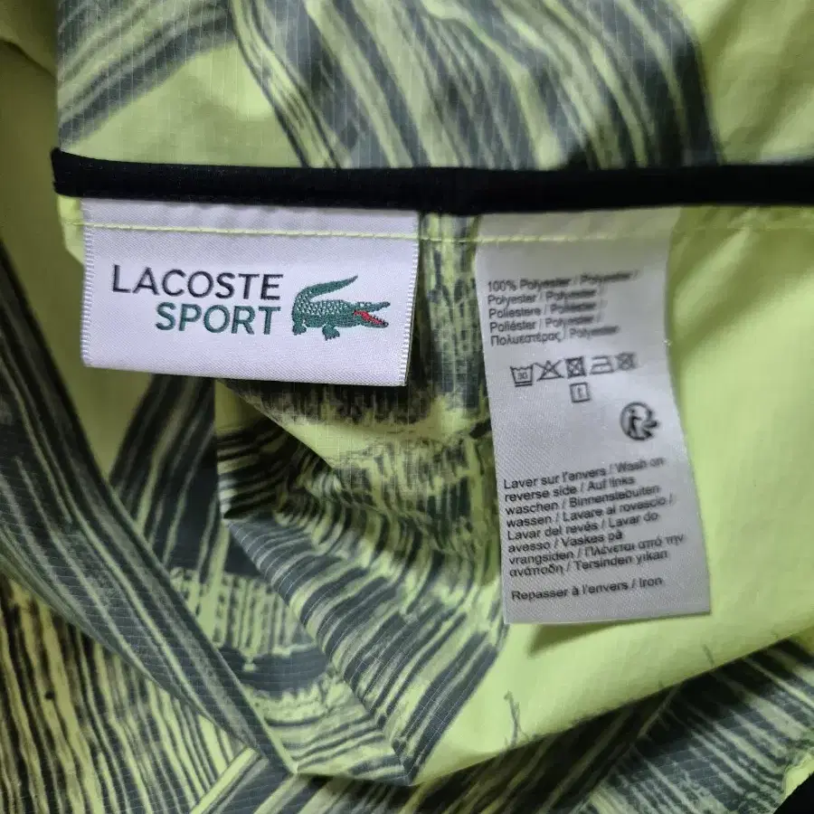 Lacoste-경량 프린트팅 스포츠재킷