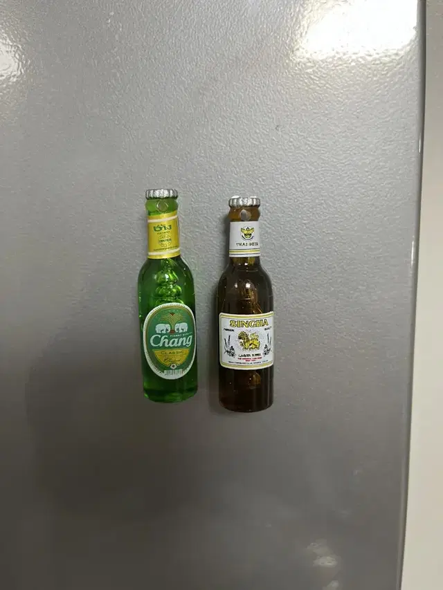 태국 방콕 맥주병 마그넷 자석 여행 singha chang