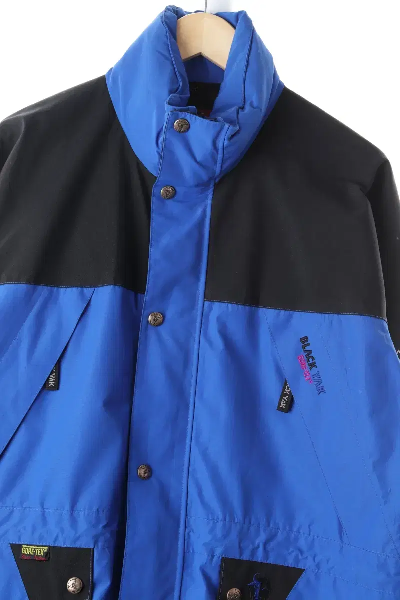 (XL) Black Yak Zip Windbreaker Jacket Captain's Gore-Tex-C28D