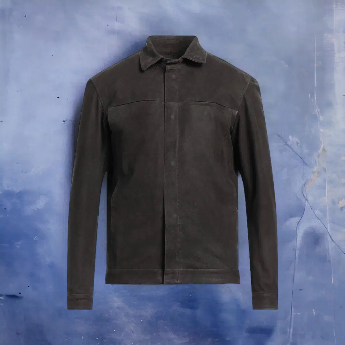 80% Off Italian Suede XXL 110 Leather Jacket Men's