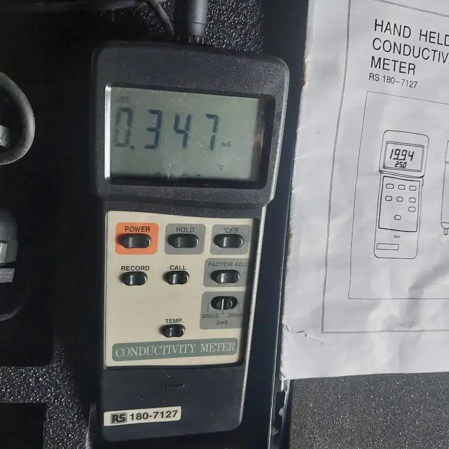 2402 RS CONDUCTIVITY METER 180-7127