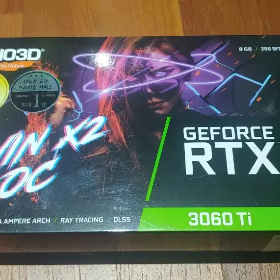 Inno3D RTX3060TI 박스 2개